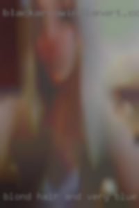 Blond hair and very blue free girl eyes.